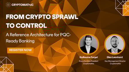 From Crypto Sprawl to Control thumbnail 2https://www.brighttalk.com/webcast/20779/650408?bt_tok=&utm_source=Cryptomathic&utm_medium=brighttalk&utm_campaign=650408&hsCtaAttrib=195752726108