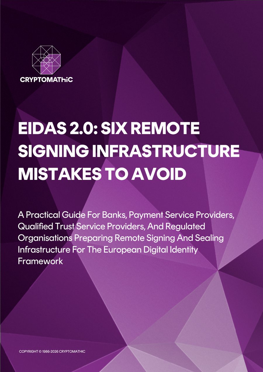 FRONT PAGE - eIDAS 2.0 Six Remote Signing Infrastructure Mistakes to Avoid