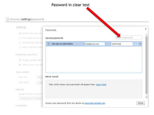 Infographic: Threats in Google Chrome (example, continued)