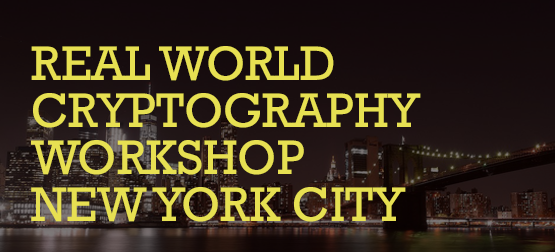 Real World Cryptography Workshop